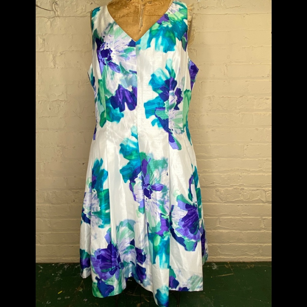 Flowered Dress size 16